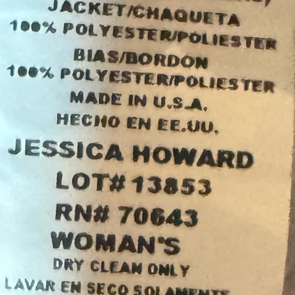 JESSICA HOWARD Full Length gown w/ jacket Size 18W - Picture 9 of 11